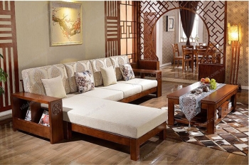 Kết hợp Sofa gỗ với những đồ nội thất khác ra sao?